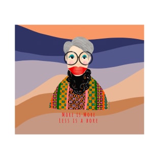 A chic multi color Iris Apfel inspired Items T-Shirt