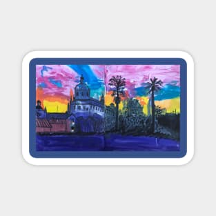 Pasadena City Hall Sunset Magnet