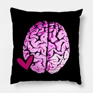 Brain Floral, love your brain Pillow