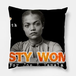 Vote With Nasty Women For Joe & Kamala Pillow