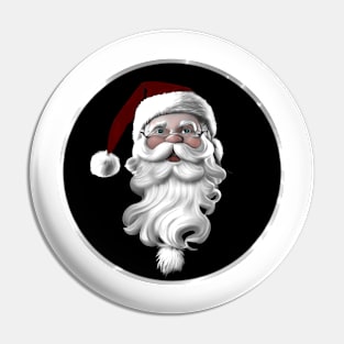 Santa Claus Christmas Portrait 1 Pin