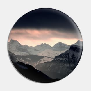 Swiss Alps dark Pin