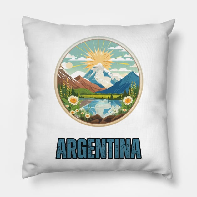 Argentina Pillow by Mary_Momerwids