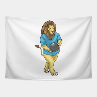 Lion Bowling Bowling ball Tapestry