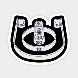 Skeeball - Alley Roller Graphic - Traveling Carnival Magnet