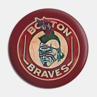 Boston Braves Hockey Pin