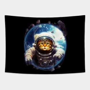 Astro Cat Adventure Tapestry