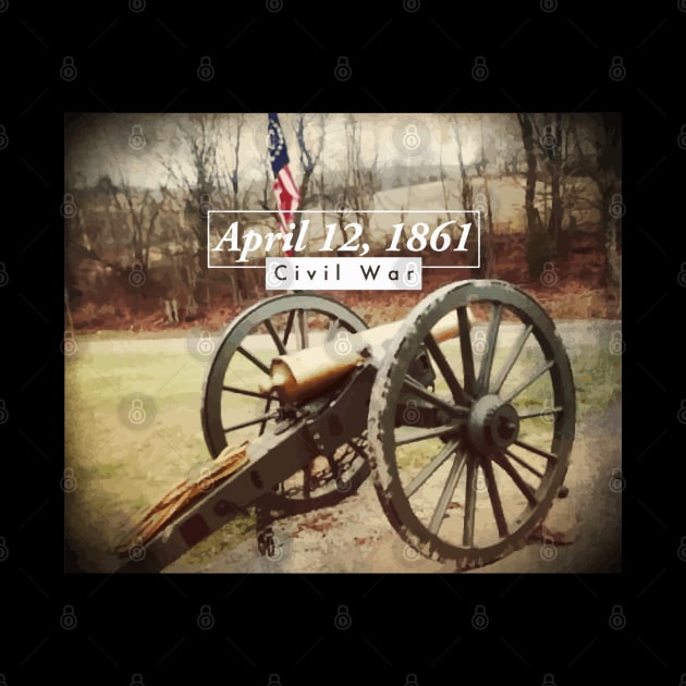 Reproduction Civil War Cannon from 1861 by Shell Photo & Design