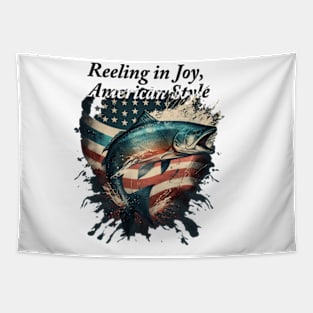 Reeling in Joy, American Style Tapestry