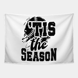 Tis The Season Baseball Lovers Funny Tapestry