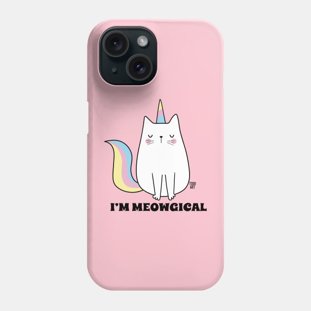 MEOWGICAL Phone Case by toddgoldmanart