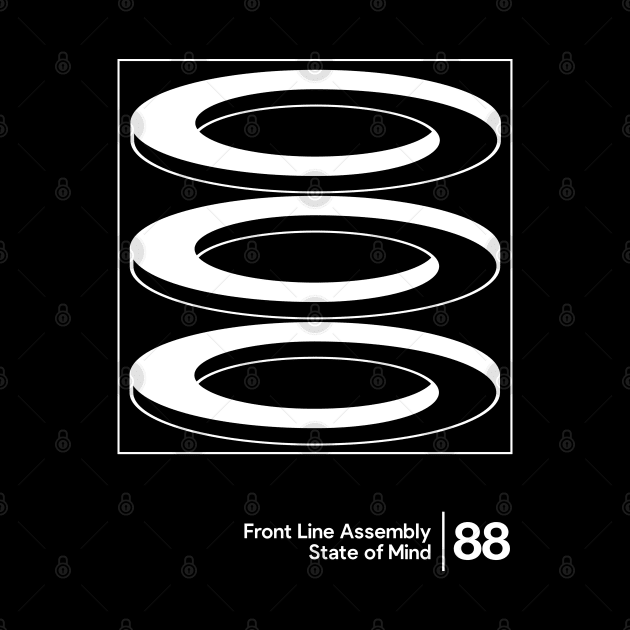 Front Line Assembly / Minimalist Graphic Artwork by saudade