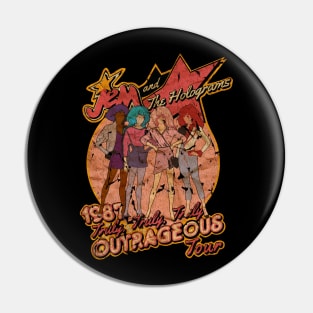 Jem Outrageous Tour 1987 Pin