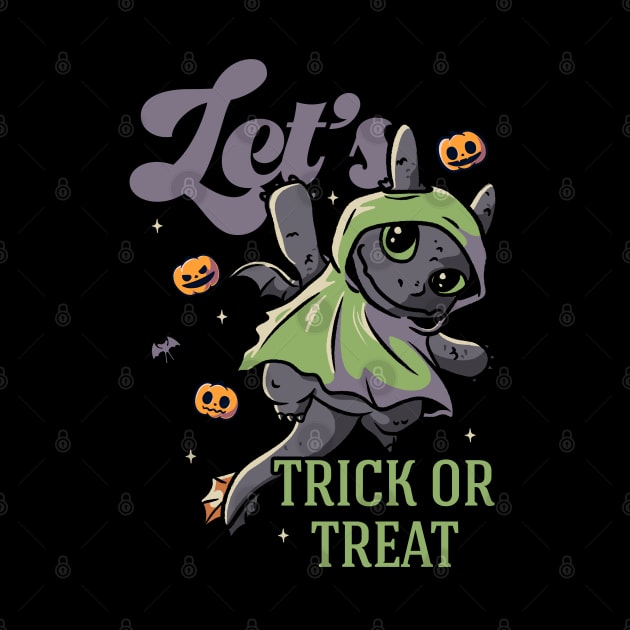 Lets Trick Or Treat Funny Cute Spooky by eduely