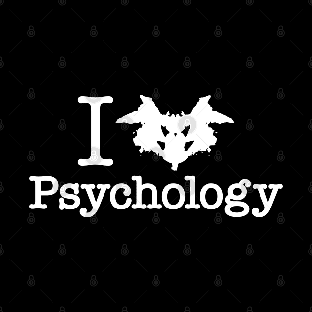 I Heart (Rorschach Inkblot) Psychology by tinybiscuits