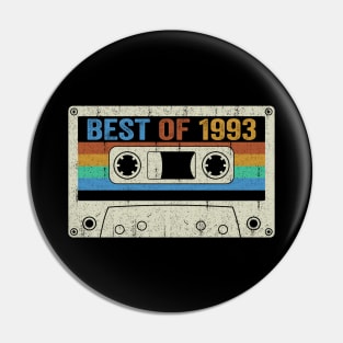 Best Of 1993 31st Birthday Gifts Cassette Tape Vintage Pin