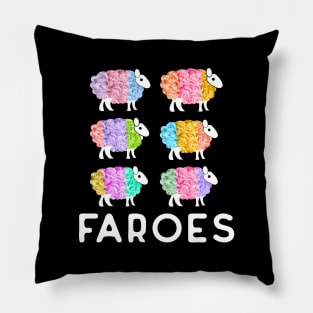 Colorful Faroe Sheep Pillow