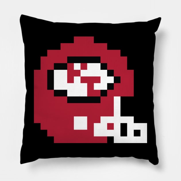 8 Bit Kansas City Chief Helmet Pillow by N8I