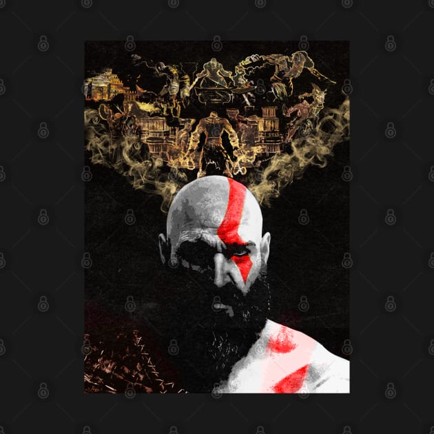 Kratos God Of War by Insanity_Saint