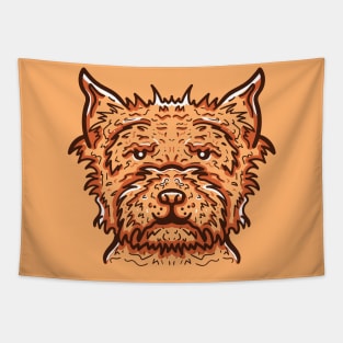 Cute Cairn Terrier Dog Tapestry