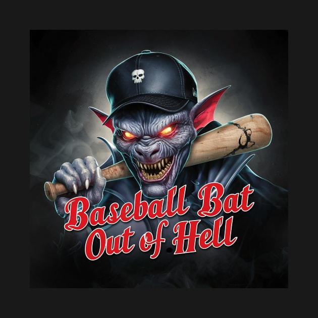 Hell of a baseball bat by Dizgraceland