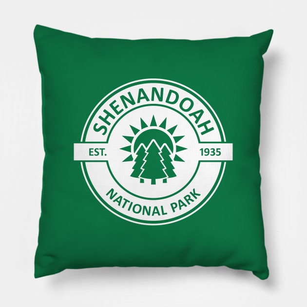 Shenandoah National Park Pillow by esskay1000