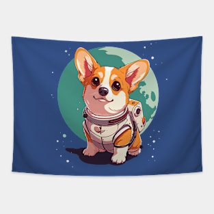 space corgi Tapestry