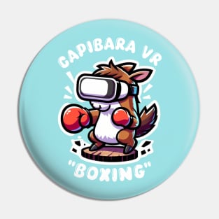 Capibara play VR Pin