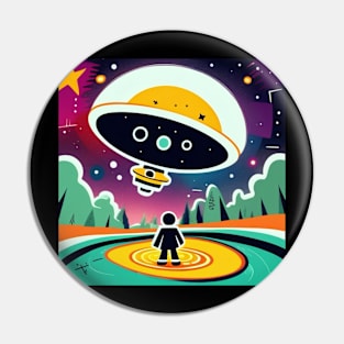 Toddler Boys UFO Abduction Pin