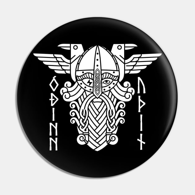 Odin Pin by Blue Pagan