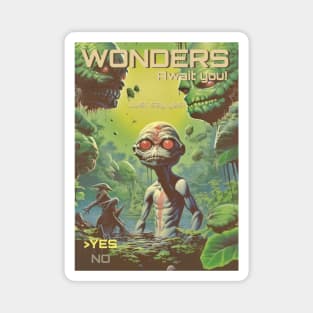 Wonder Awaits Just Say Yes! Magnet