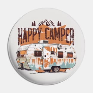 Happy Camper. Camping Van, Camp Van Pin