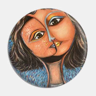 Woman Portrait | Expressionist Art Work Pin