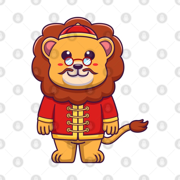 cute chinese lion by onama.std