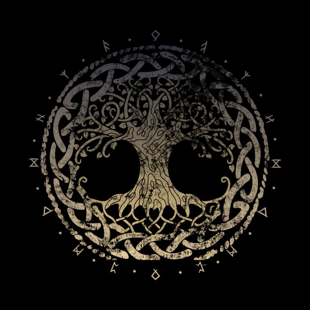 Yggdrasil, Tree of Life Nordic Mythology by DvR-Designs