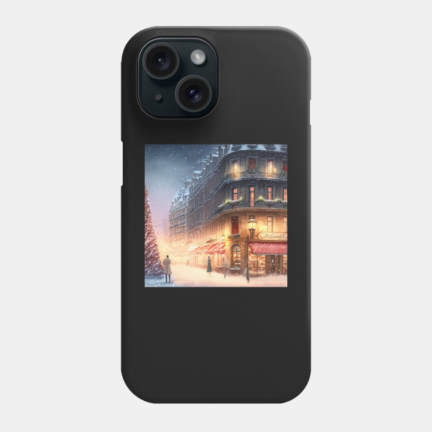 Christmas in town square VIII Phone Case by RoseAesthetic