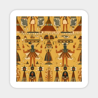 Ancient Egyptian Pattern 15 Magnet