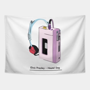 Elvis Presley - Hound Dog Tapestry