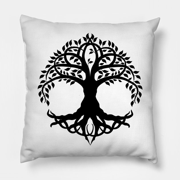 Tree of Life Pillow by sanaca