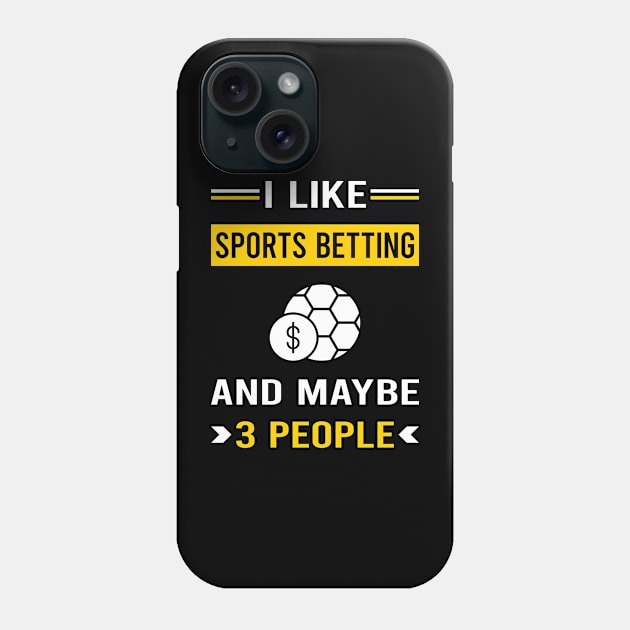 3 People Sports Betting Phone Case by Good Day