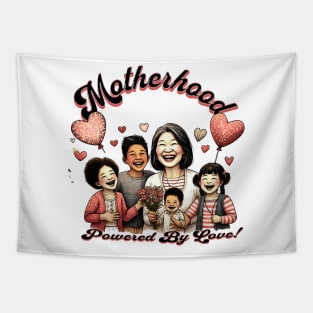 Joyful Motherhood - A Celebration of Love and Laughter Tapestry