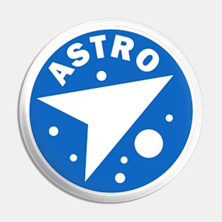 Tente Astro Logo - Outer Space Emblem Pin