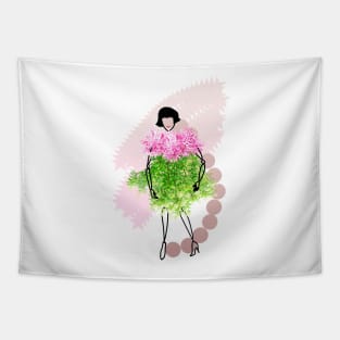 Organic plant fashion Tapestry