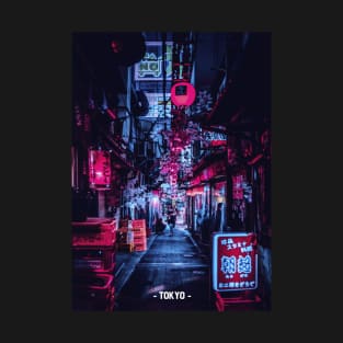 Tokyo Street Neon Synthwave T-Shirt