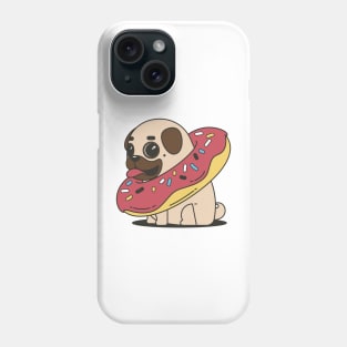 Dog love donut Phone Case