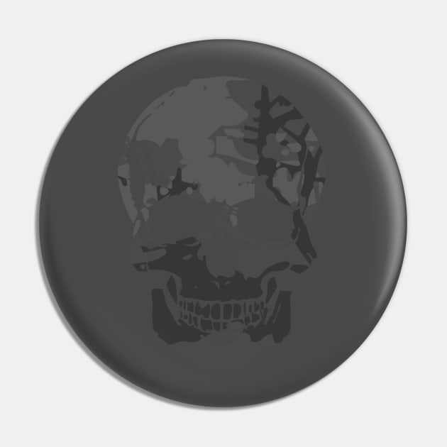 Swamp Skull | MTG Black Mana Pin by ChristophZombie