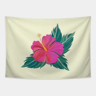 Tropical Flower Art Tapestry