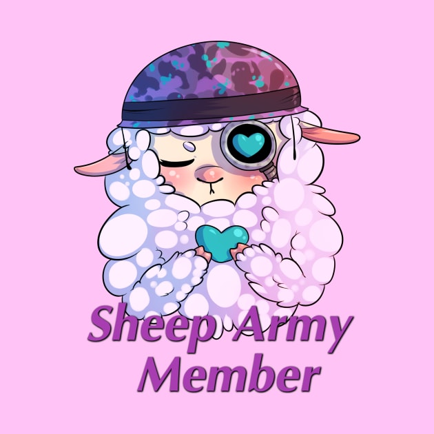 Sheep Army Member Shirt by Bioticsheep