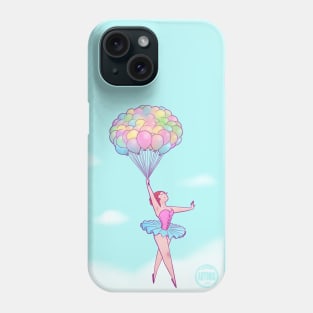 Balloon Ballerina with Sky Phone Case