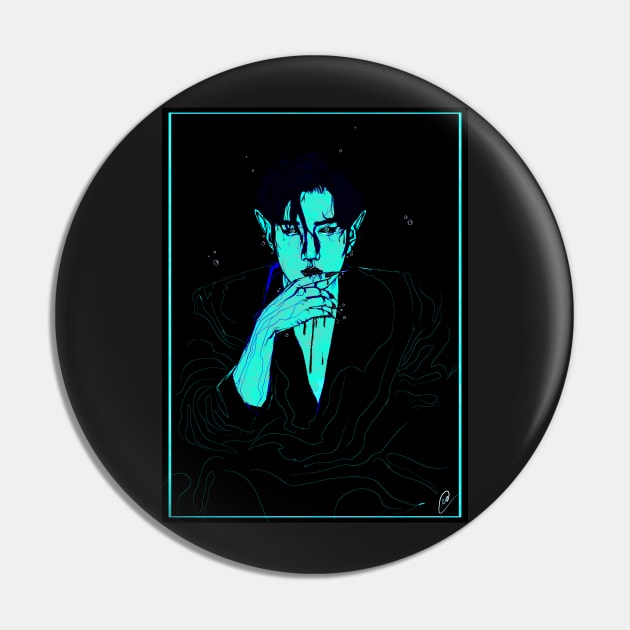 Suho (EXO) - Water Spirit Pin by dangerbeforeyou